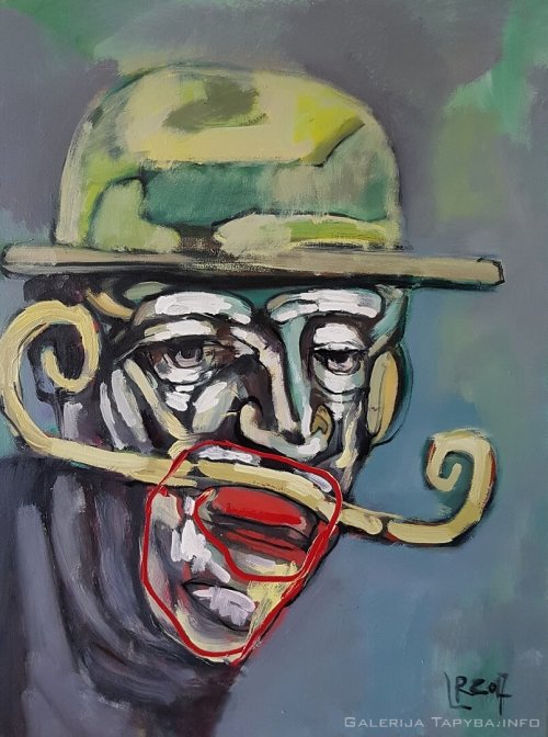 Skrybėlė ir ūsai I