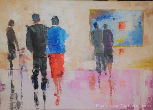 Muziejuje. Raudonas kvadratas