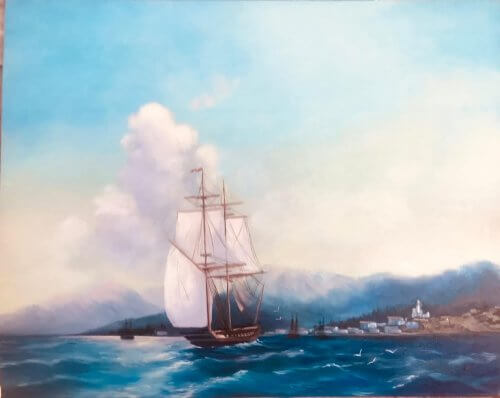 Jūra (įkvėpta I. Aivazovskio)