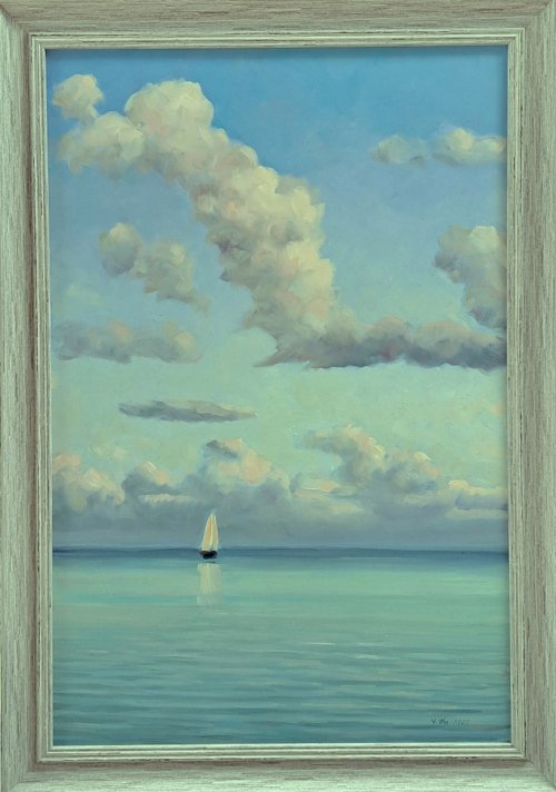 Vakaras Kuršių mariose