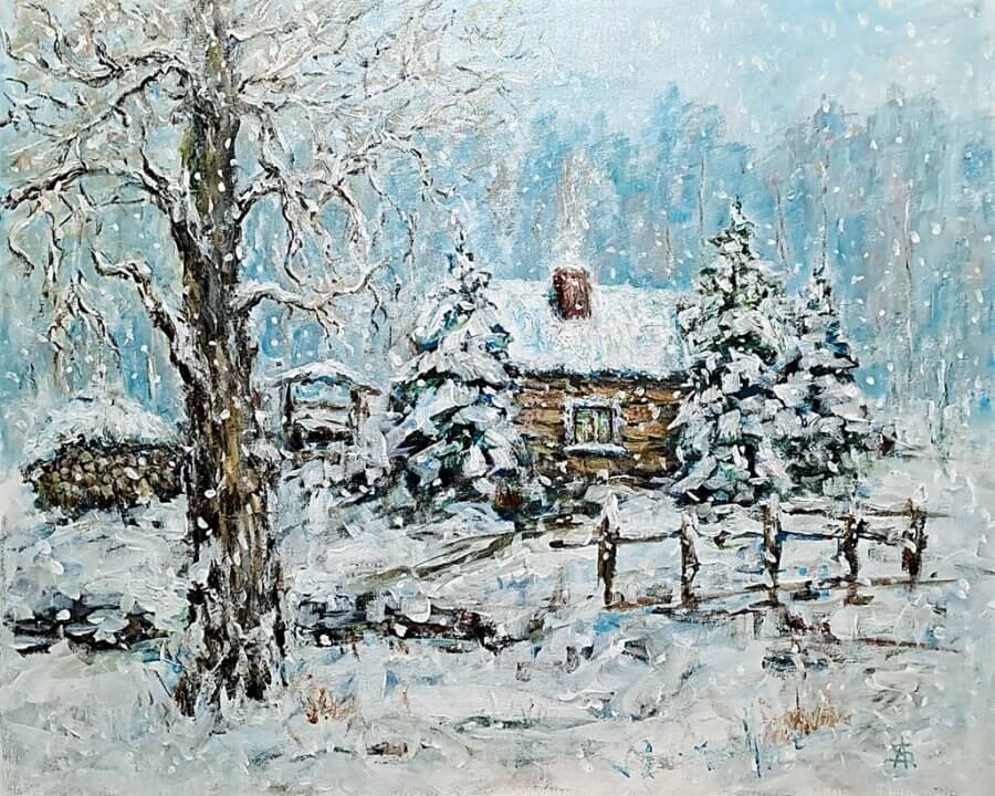 Žiemiškas peizažas