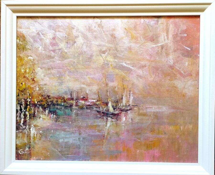 Saulėlydis prie marių Nidoje