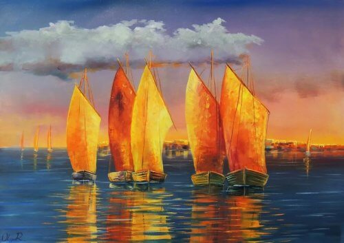 Saulėlydžio šviesoje