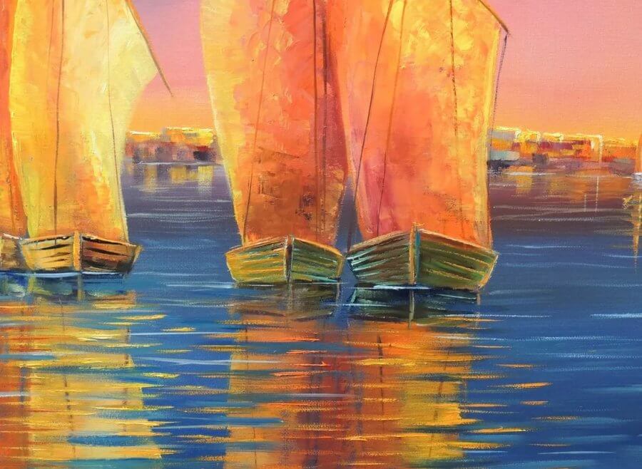 Saulėlydžio šviesoje