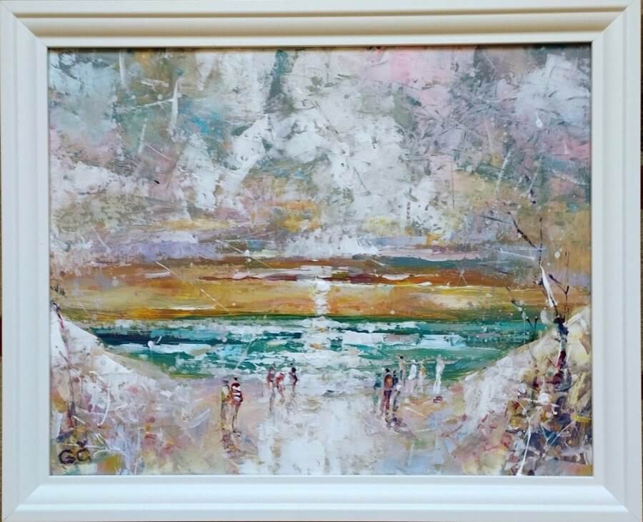 Šiltas vakaras prie jūros